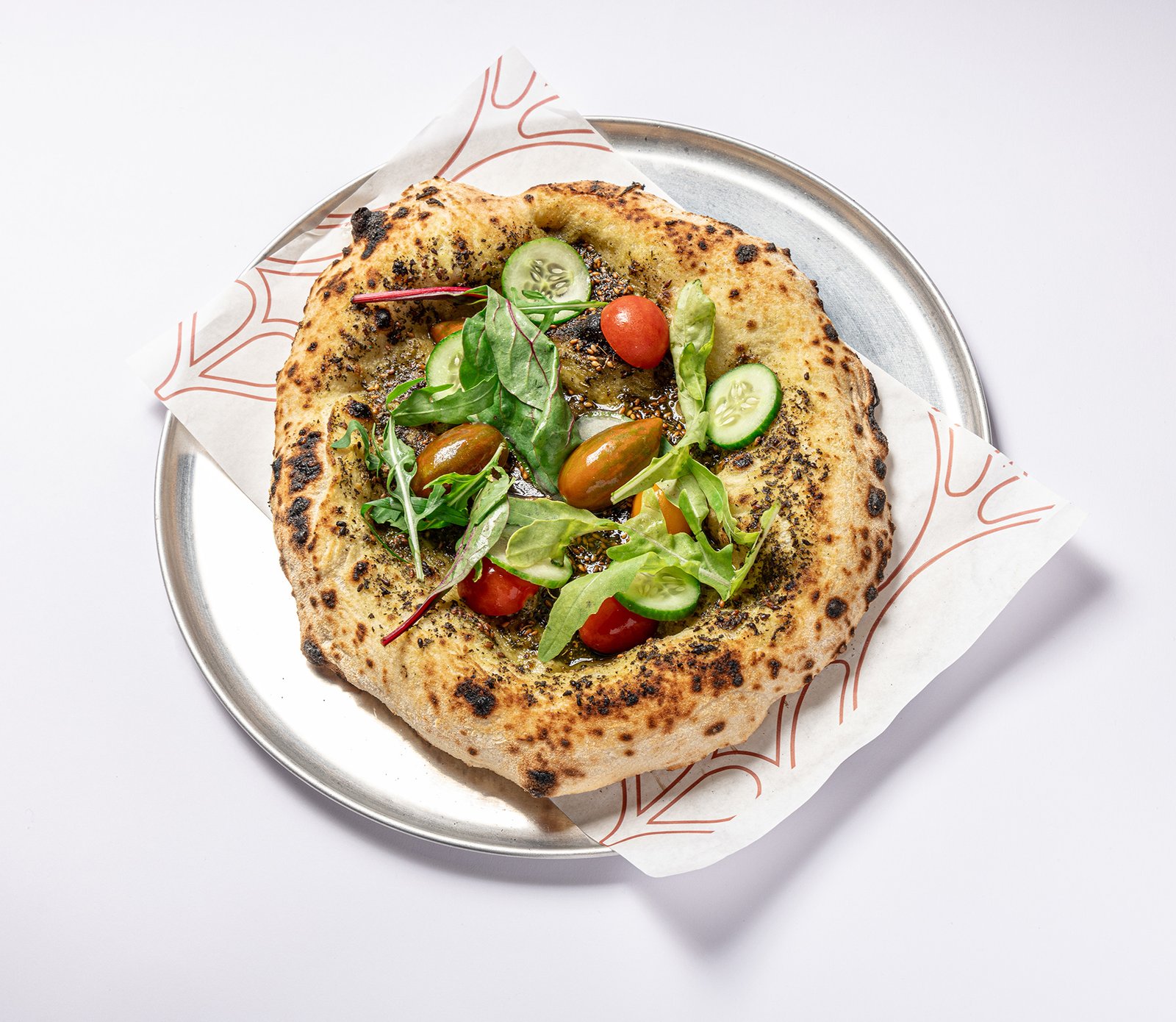 مناقيش زعتر – عجينة نابوليتان