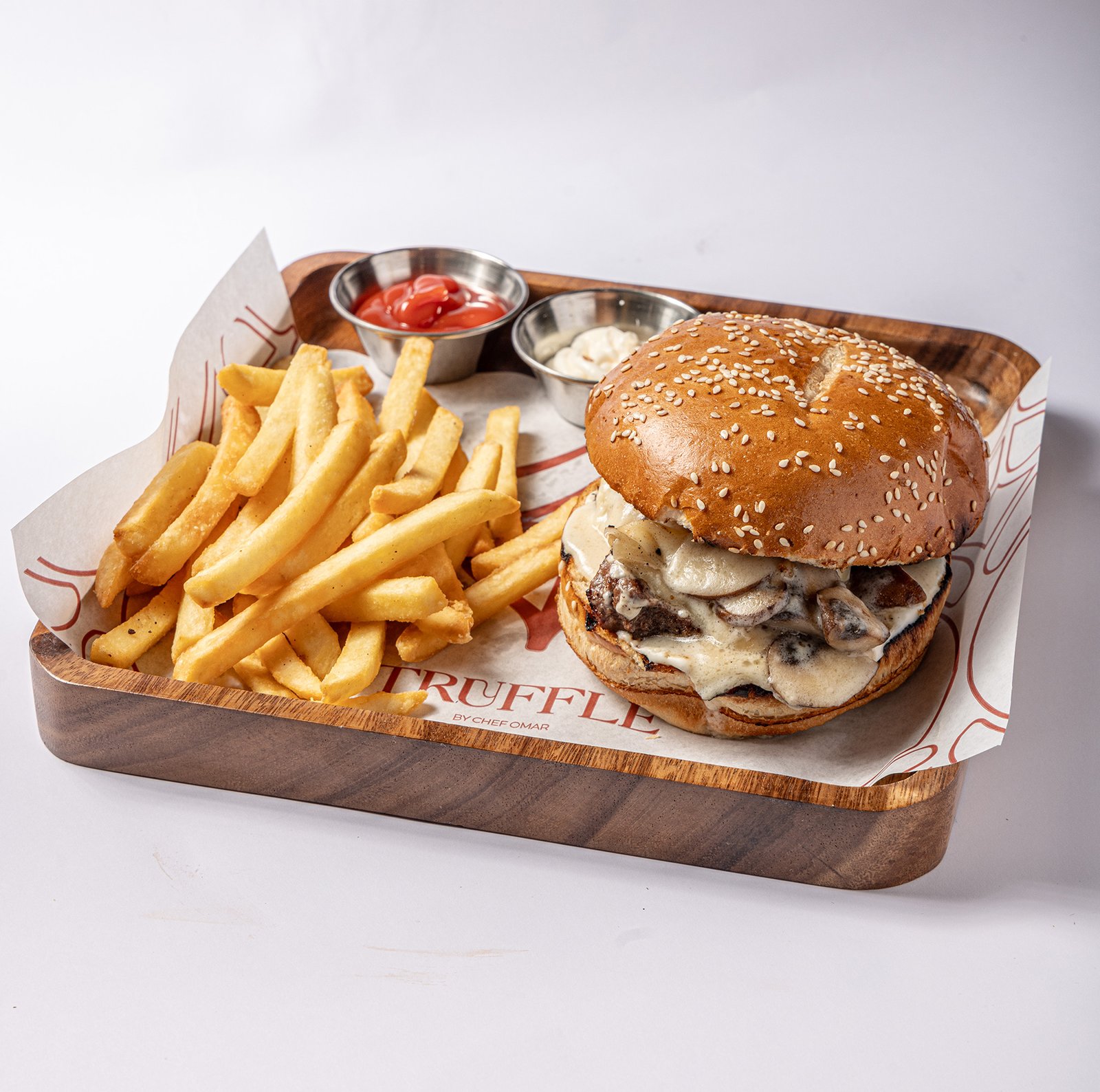 بريسكت وايت صوص برجر